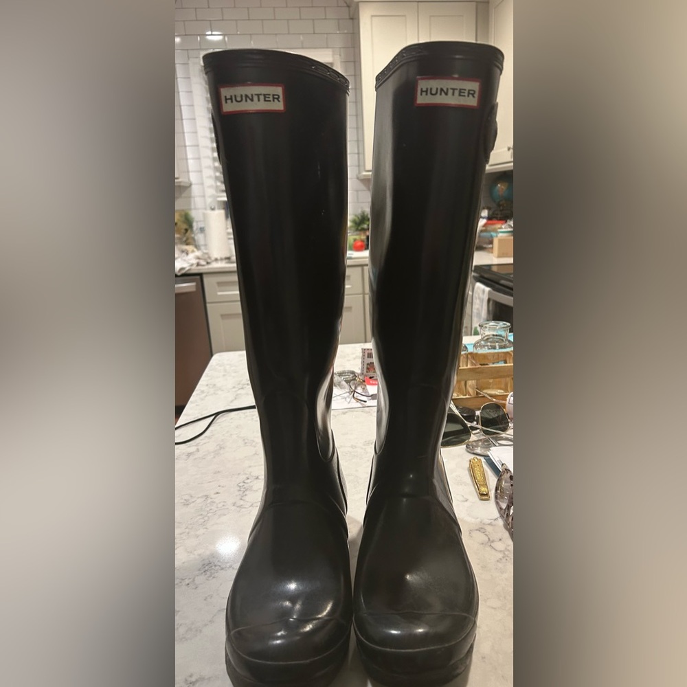 Hunter Black Women's Winter & Rain Boots